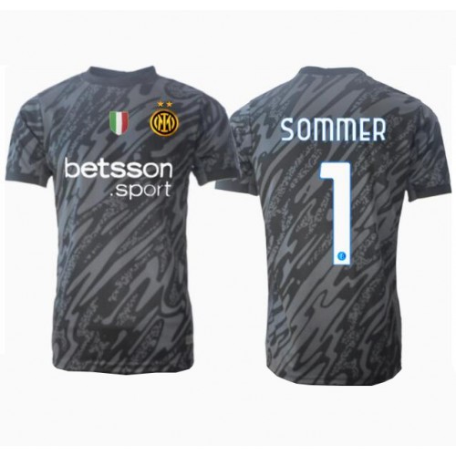 Fotballdrakt Herre Inter Milan Yann Sommer #1 Keeper Tredjedrakt 2024-25 Kortermet